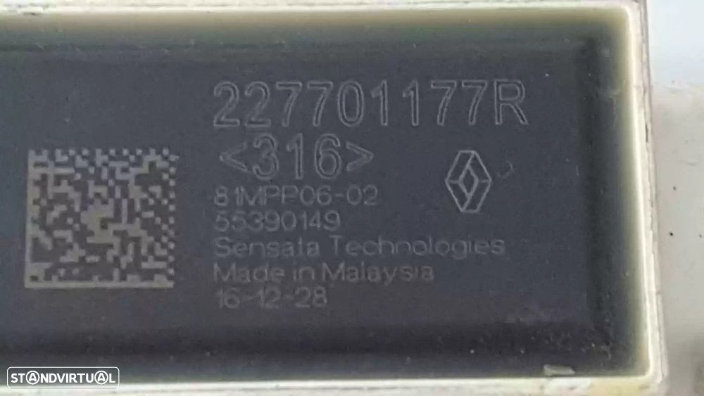 SENSOR PRESSÃO NISSAN QASHQAI II TODO TERRENO, FECHADA 2017 -227701177R - 2