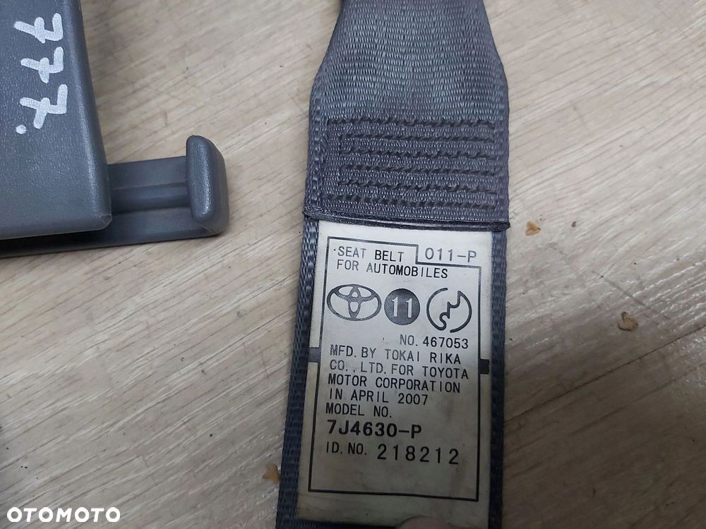 Toyota Rav4 II XA20 Pas bezpieczeństwa lewy przód 3D 7J4630-P 01-03 r - 2