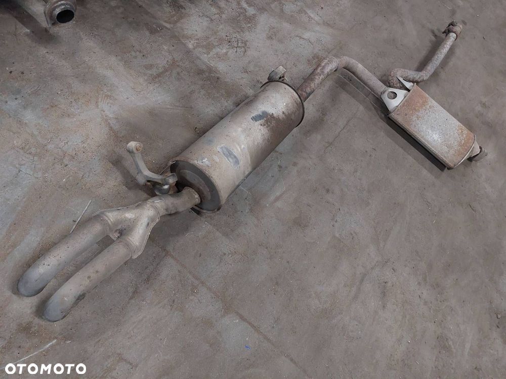 TŁUMIK WYDECH ŚRODKOWY + KOŃCOWY AUDI A4 B5 1.9 TDI 8D0253411D 8D0253611Q - 2