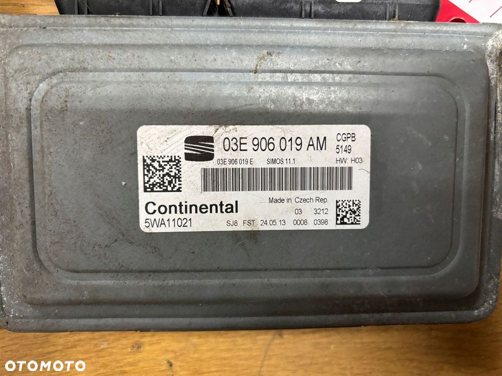 SEAT IBIZA IV 4 1.2 KOMPUTER STARTOWY ZESTAW STARTOWY IMO 03E906019AM - 6