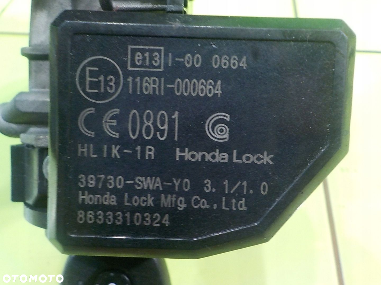 HONDA CRV III 08r 5D stacyjka z kluczykiem 116RI-000664 - 6