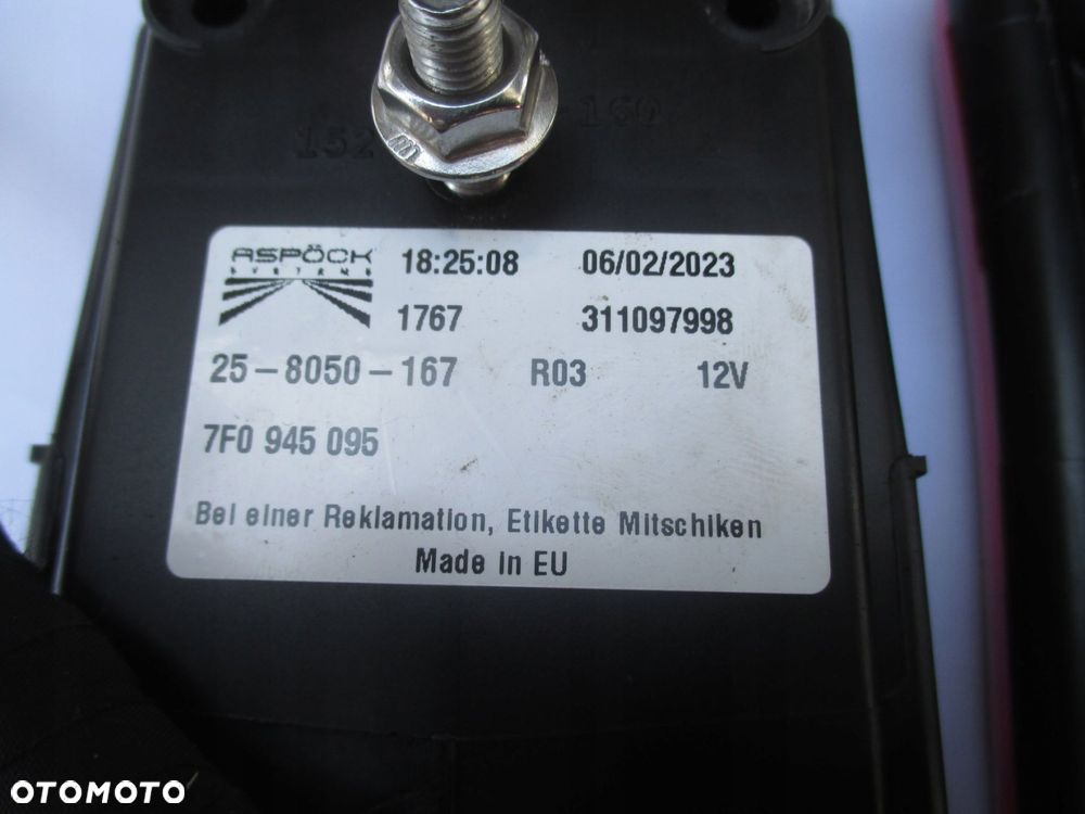 kpl lampa tylna crafter sprinter rama skrzynia - 10