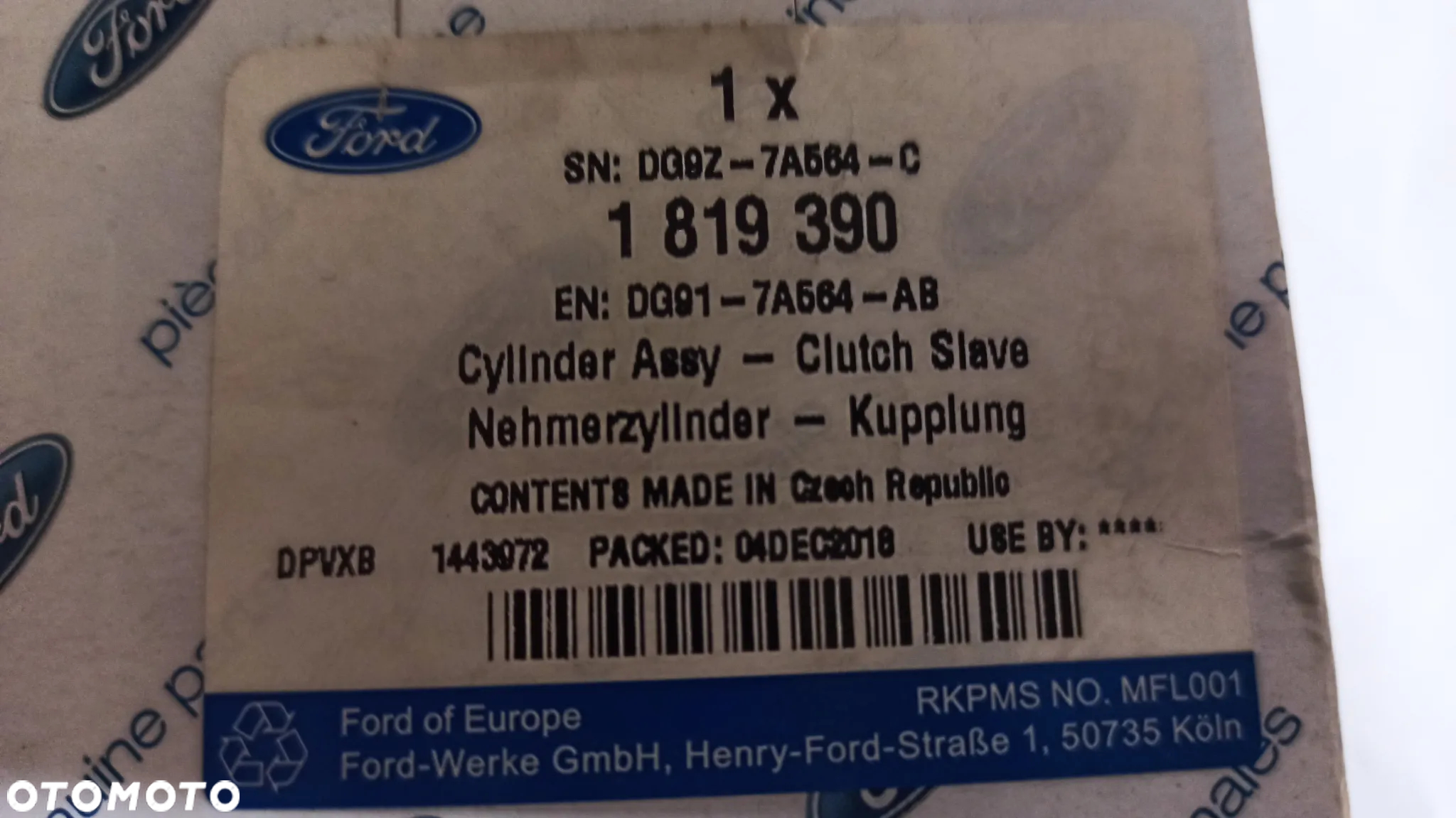 SIŁOWNIK SPRZĘGŁA FOCUS MONDEO 2.0 DIESEL PANTHER - 4
