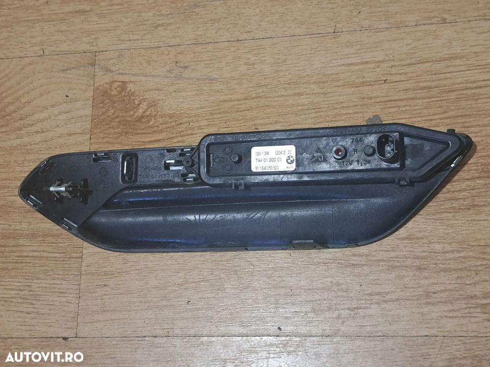 Ornament semnalizare dreapta fata M pachet Original BMW F06+LCI F12+LCI F13+LCI - 2