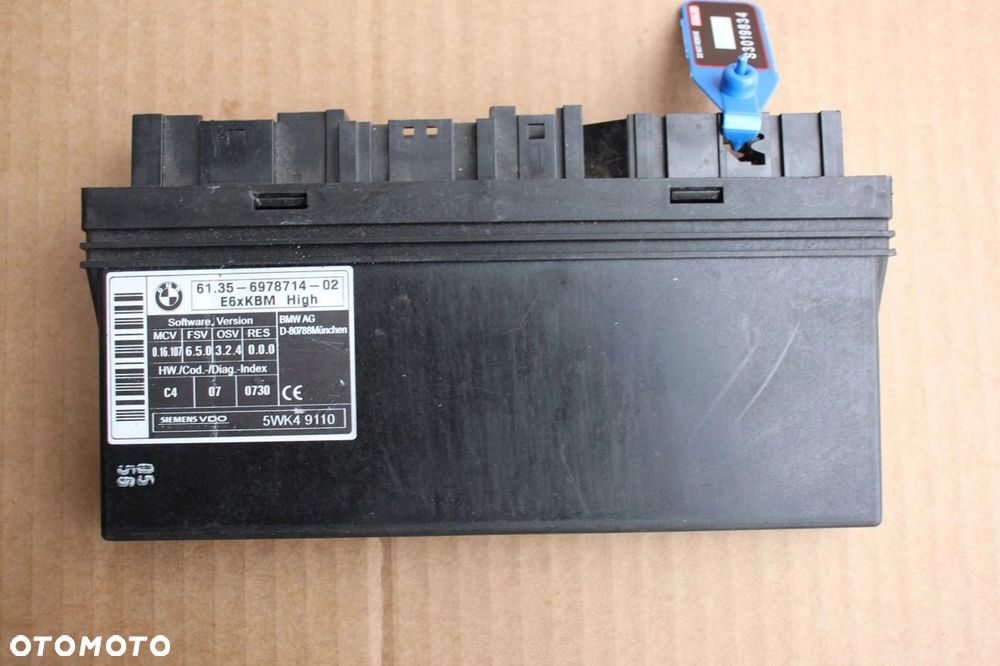 Moduł komfortu BMW 5 e61 e60 KBM HIGH 6978714 - 1