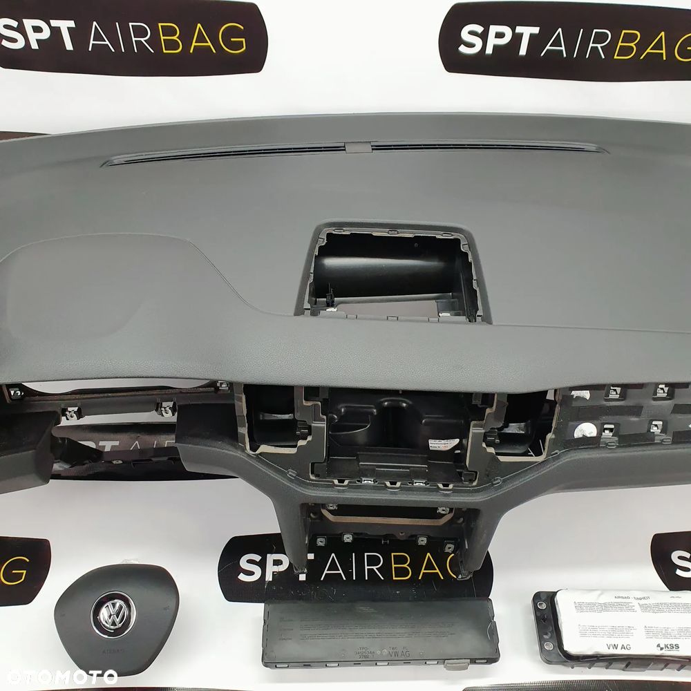 VOLKSWAGEN SPORTSVAN DESKA ROZDZIELCZA HEAD UP START STOP KONSOLA KOKPIT PULPIT PODUSZKI AIRBAG AIR BAG PASY KIT SET - 3
