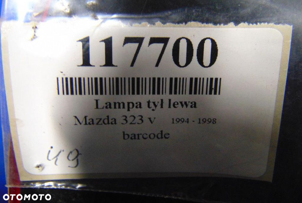 MAZDA 323 V LAMPA LEWY TYŁ - 5