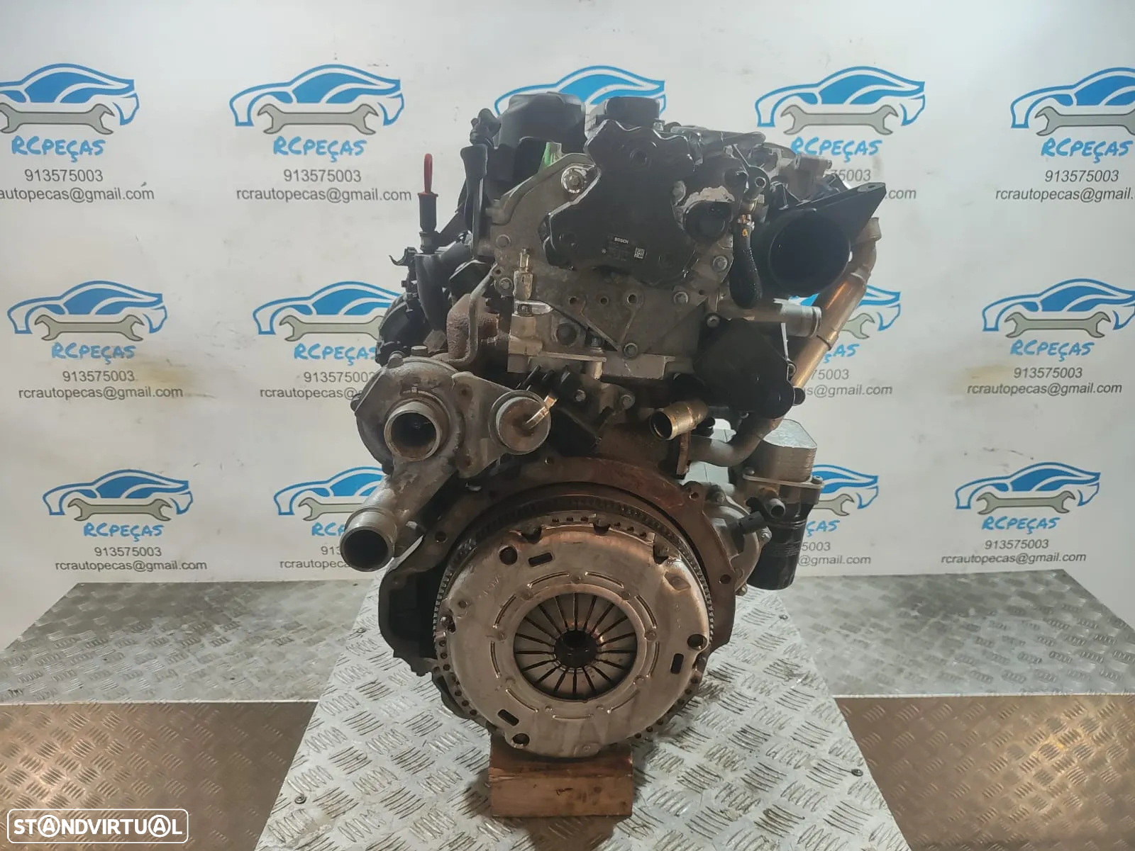 Motor Completo Mercedes Benz Smart Mitsubishi 1.5 CDI 12v 95cv 639939 Injeção Bosch - 8