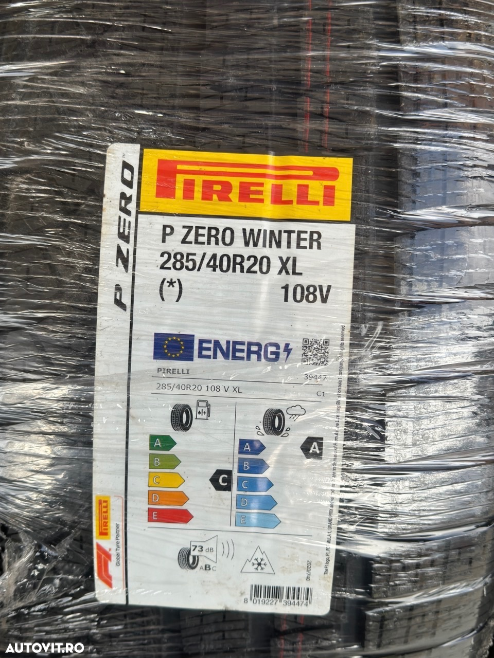 Vând set anvelope 255/45/20-285/40/20 Pirelli de iarnă noi cu steluță BMW - 4