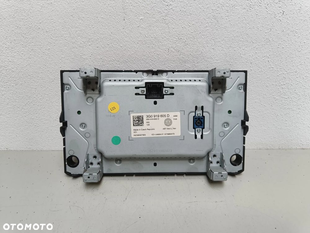 Wyświetlacz Ekran VW Passat B8 Nawigacja Panel 3G0919605D - 10