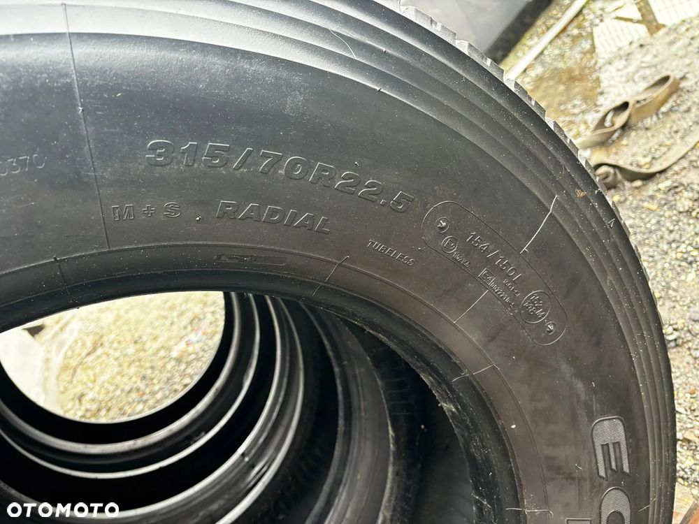 Opony ciężarowe Bridgestone Ecopia H-Drive001 - 315/70R22,5 - 8