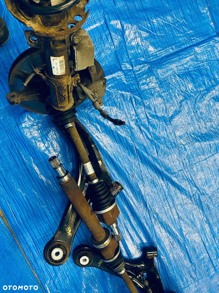 MCPHERSON ZAWIESZENIE ZWROTNICA LEWA PRAWA KOPYTO AMORTYZATOR WAHACZ PÓŁ OŚ PIASTA TARCZA ZACISK KOMPLET LEWY PRAWY PRZÓD PRZEDNIE FORD B-MAX 1.0 ECOBOOST 12-17R ORYGINAŁ - 6