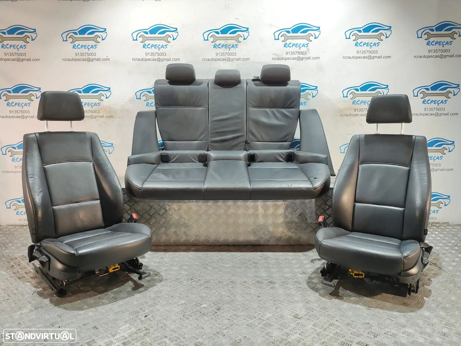 Conjunto Bancos Pele BMW X1 E84 Aquecidos - 1