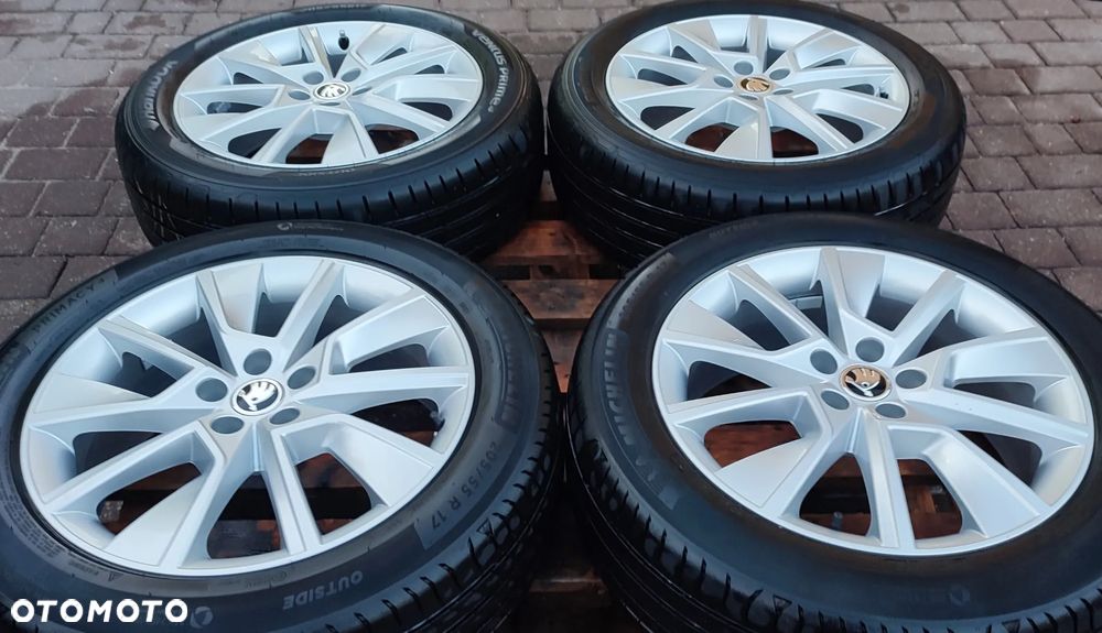 Koła Felgi Aluminiowe Oryg. Skoda Scala 17 Cali 5x100 Et40 205/55/17 Bdb!! Starogard Gdański - Wysyłka - 1