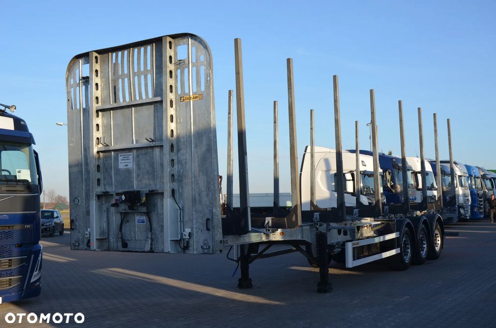 Zaslaw NACZEPA KŁONICOWA DO PRZEWOZU DREWNA / 2022r / OCYNK / SAF / OŚ POD. / 2273 - 2