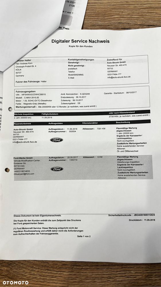 Ford Grand C-MAX 1.5 TDCi Start-Stopp-System Titanium - 29