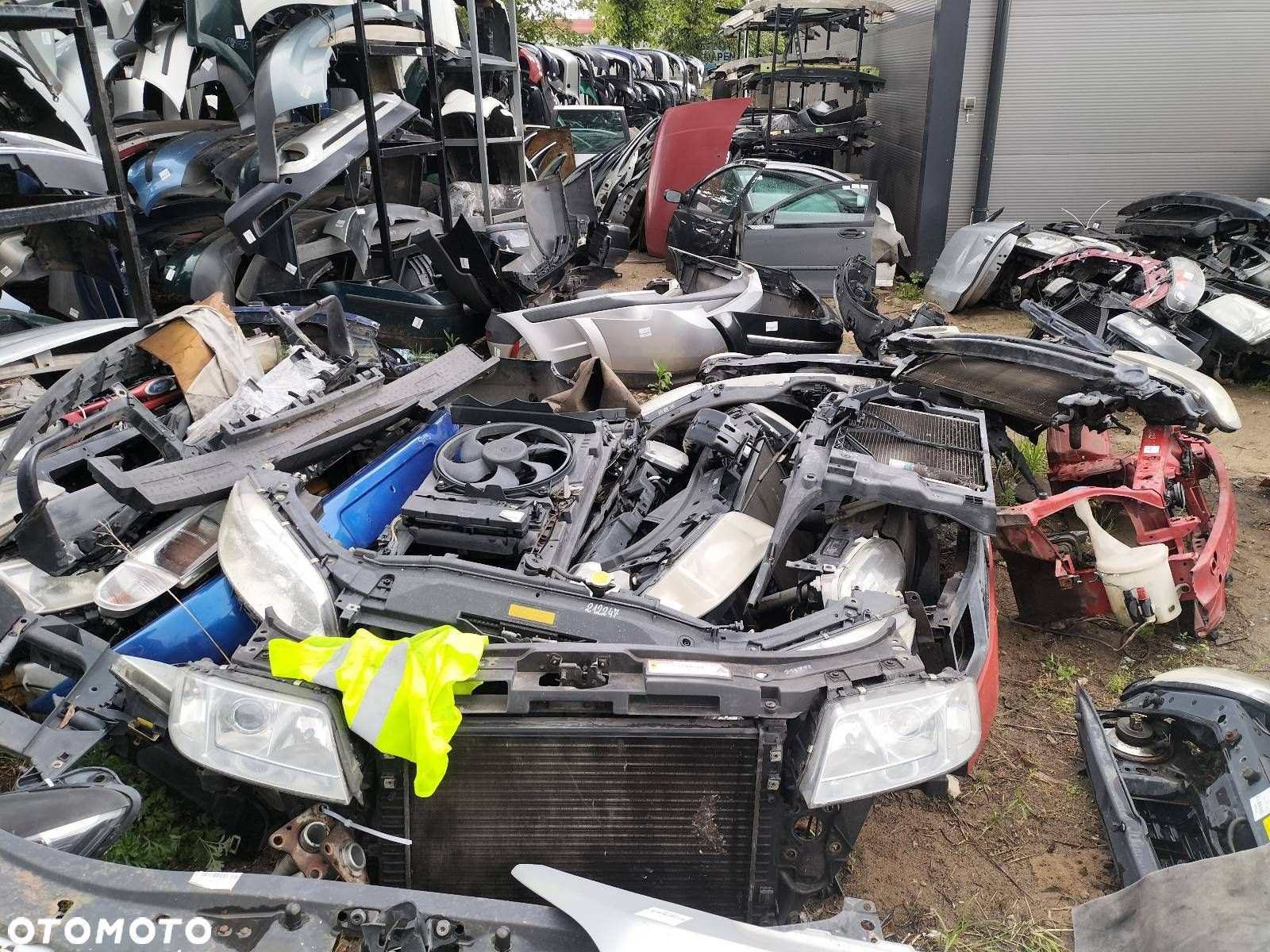 KOMPLETNY PRZÓD MASKA ZDERZAK LAMPY PAS PRZEDNI AUDI A6 C5 LZ5T - 15