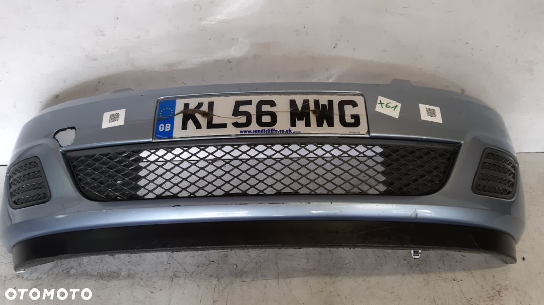 + ZDERZAK PRZÓD PRZEDNI DO FORD FIESTA MK6 VI LIFT FL J4 BŁĘKITNY - 1