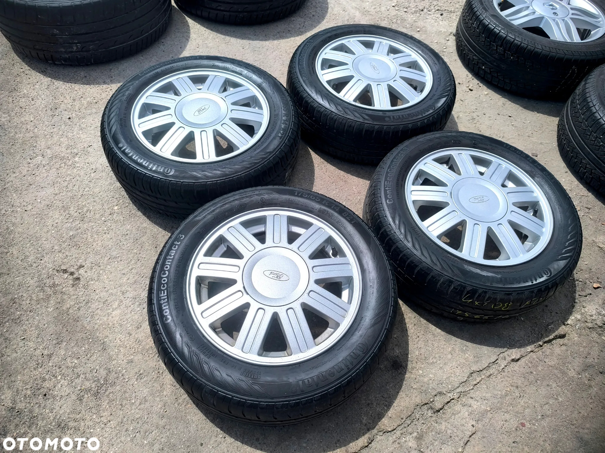 4x108 Felgi Aluminiowe Alufelgi 14 Koła Letnie Lato FORD FIESTA PUMA COURIER KA II 2 KA+ FUSION FOCUS MAZDA 2 4mm Legnica ALU-RAD 175/65 - 3