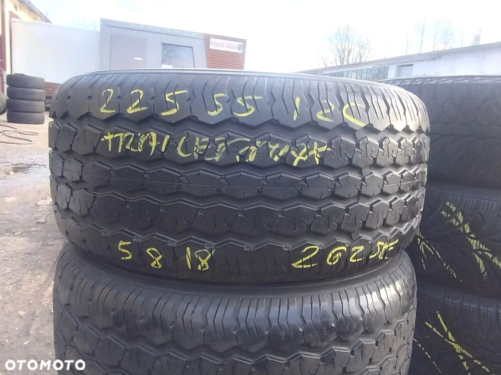 225/55R12C 12 C 104N Opony Letnie Lato Całoroczne Wielosezonowe M+S TRAILERMAXX RADIAL Cheng Shin 6mm do lawety przyczepy Legnica ALU-RAD 225/55 - 2