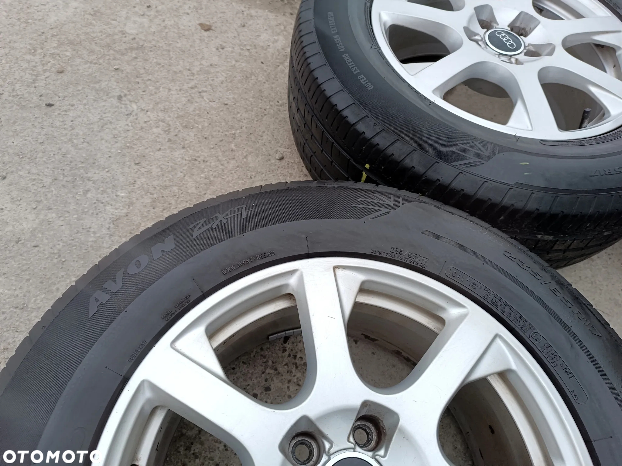5x112 Felgi Aluminiowe Alufelgi 17 AUDI Q5 8R0 80A 8R Koła Letnie Lato 5,5mm Legnica ALU-RAD 235/65 - 11