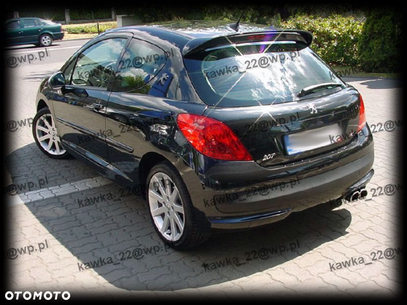 PEUGEOT 207 SPOILER LOTKA SPOJLER NA KLAPĘ PODKŁAD - 6
