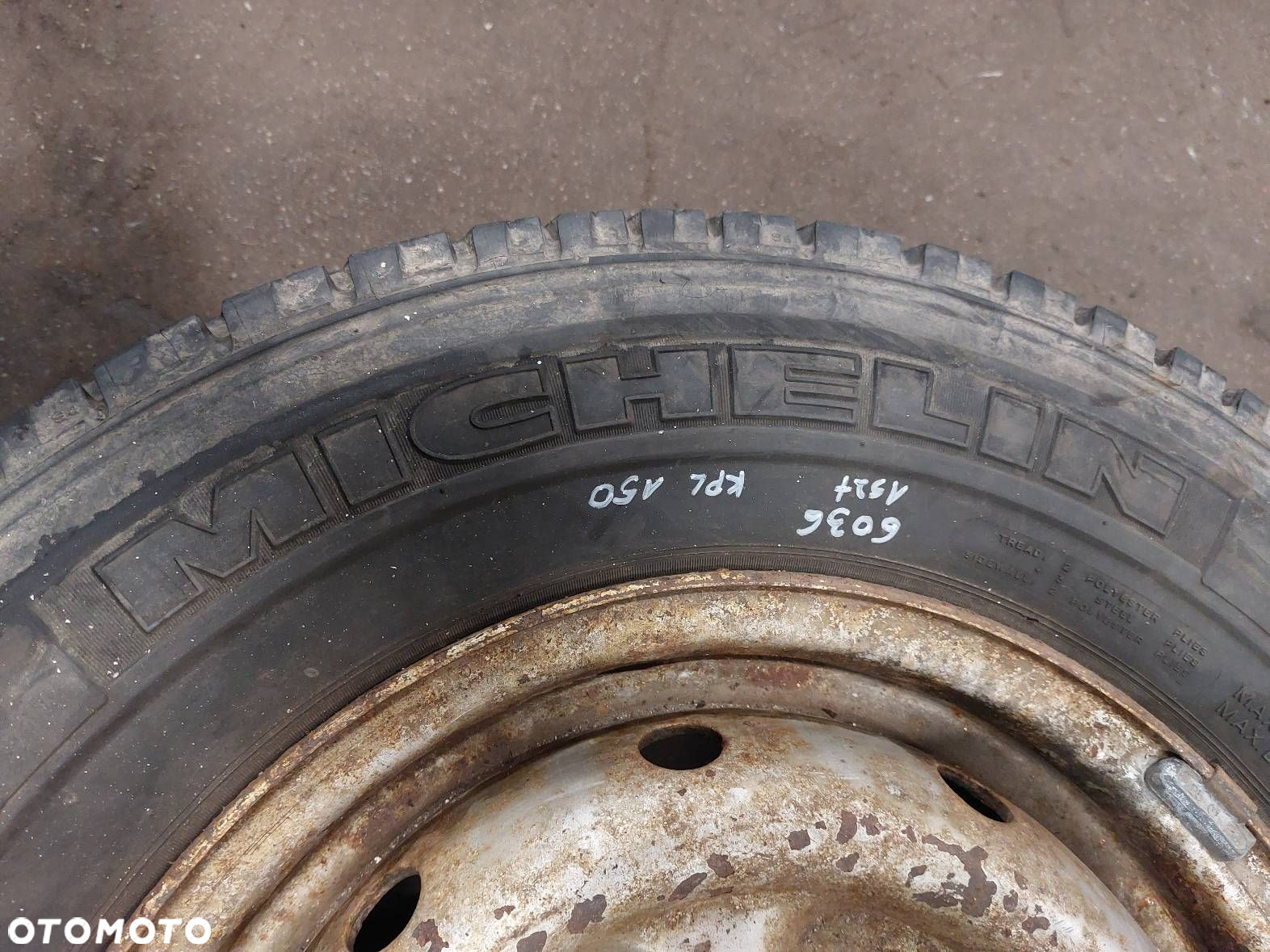 KOŁO ZAPASOWE ZAPAS 5x160 5,5Jx14 ET60 FI65,1 195/75R14C FORD TRANSIT - 5