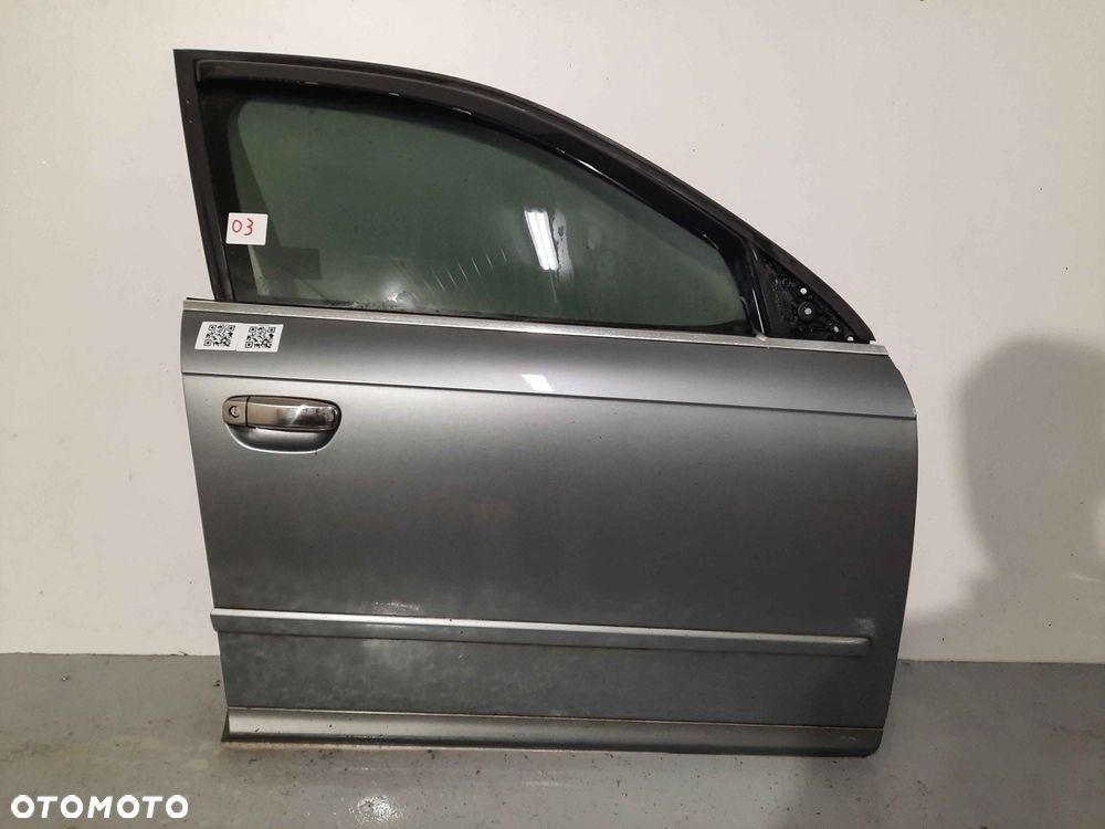 } DRZWI PRZÓD PRZEDNIE PRAWE AUDI A4 B7 LY7G SZARY - 1