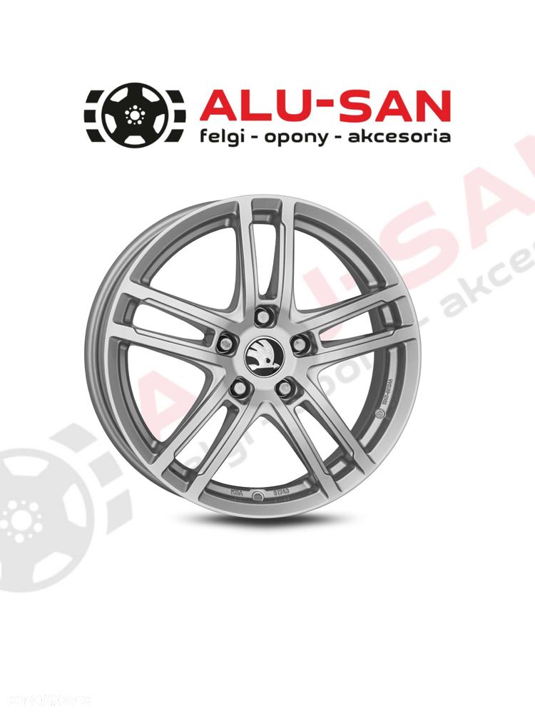 NOWE ALUFELGI 19" Skoda Superb Kodiaq 5x112 Srebrny
