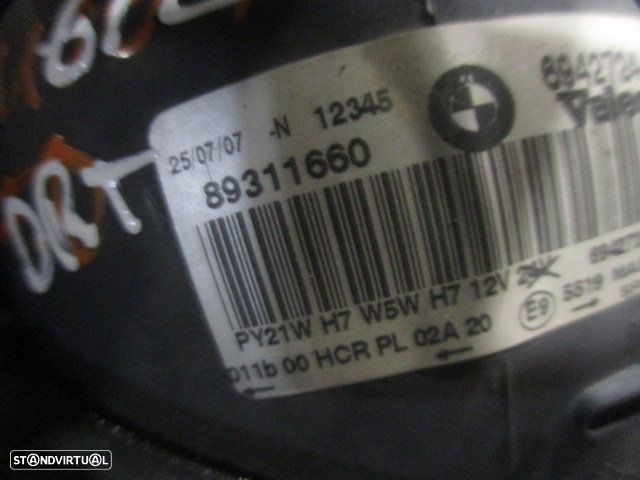 Farol 694272408 89311660 BMW SERIE 3 TOURING E91 FASE 1 2006 2.0D 318 122CV 5P AZUL DRT H7 + H7 VALEO ORIGINAL Apoios Partidos - 7