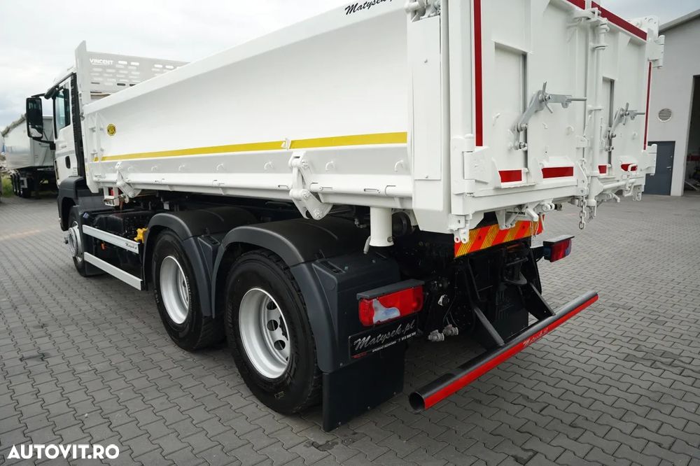 MAN TGS 26.400 / 6X4 / BASCULATOR DUBLĂ / HYDRODOLTA / AUTOMAT / EURO 6 - 17