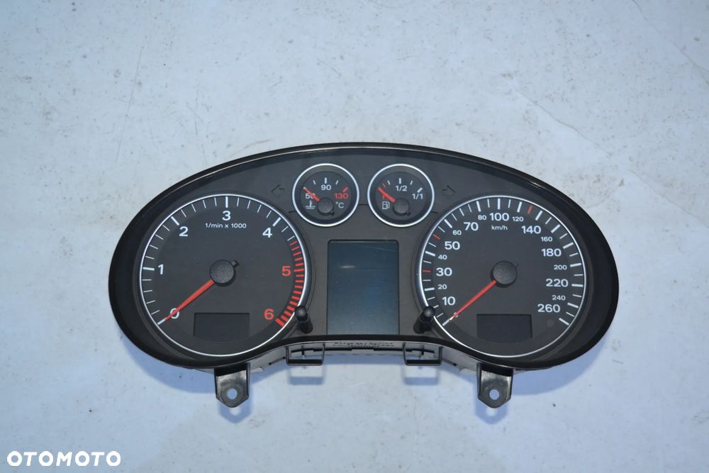 AUDI A3 8P 04-08 LICZNIK ZEGAR EUROPA 8P0920930R - 1