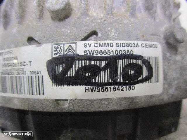 Centralina 9665100380  9661642180   5WS40615CT   CITROEN C8 2008 2.0HDI 120CV 5P PRETO SIEMENS - 5