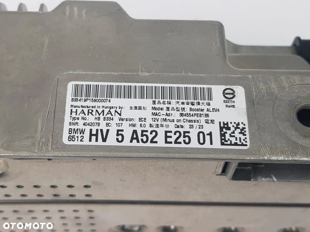 Wzmacniacz Booster Moduł Audio Harman BMW G05 G06 G07 G11 G30 5A52E25 - 7
