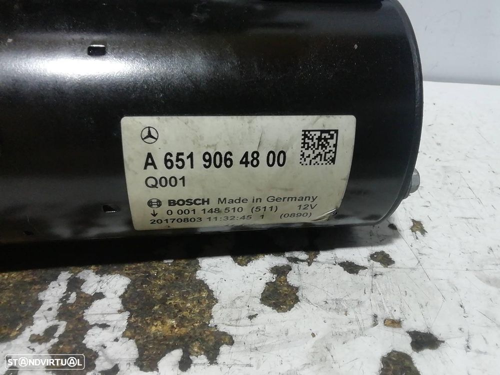 MOTOR ARRANQUE MERCEDES-BENZ CLASSE C 2017 - 2