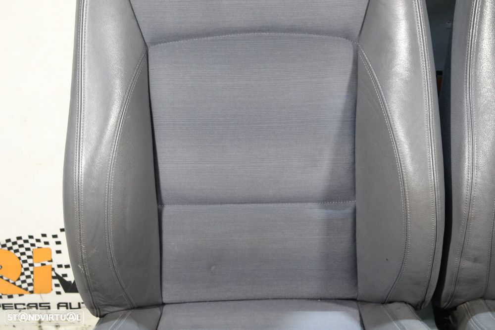 Bancos BMW Serie 3 Touring / Carrinha E91 Pack M - Pele e Tecido - 16