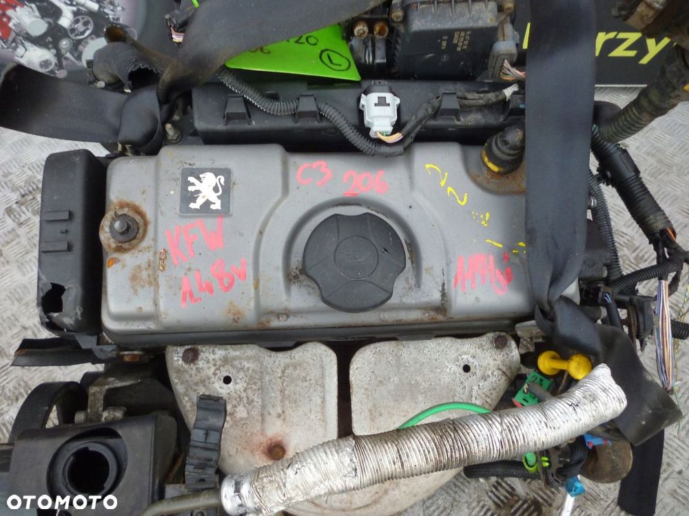 SILNIK PEUGEOT 206 CITROEN C3 1.4 8V KFW 117 TYS - 2