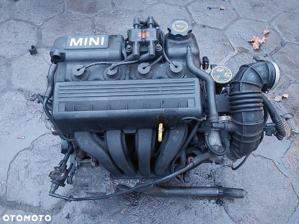 Silnik na części BMW Mini Cooper R50 R51 R52 R53 R55 1.6 16v 116KM VTI WB10B16 Głowica Blok Pokrywa Kolektor Cewka Przepustnica Miska olejowa Czujnik silnika Napinacz Pokrywa zaworów Osłona Sprzęgło 6 Biegów  W10B16D194Q256 - 1