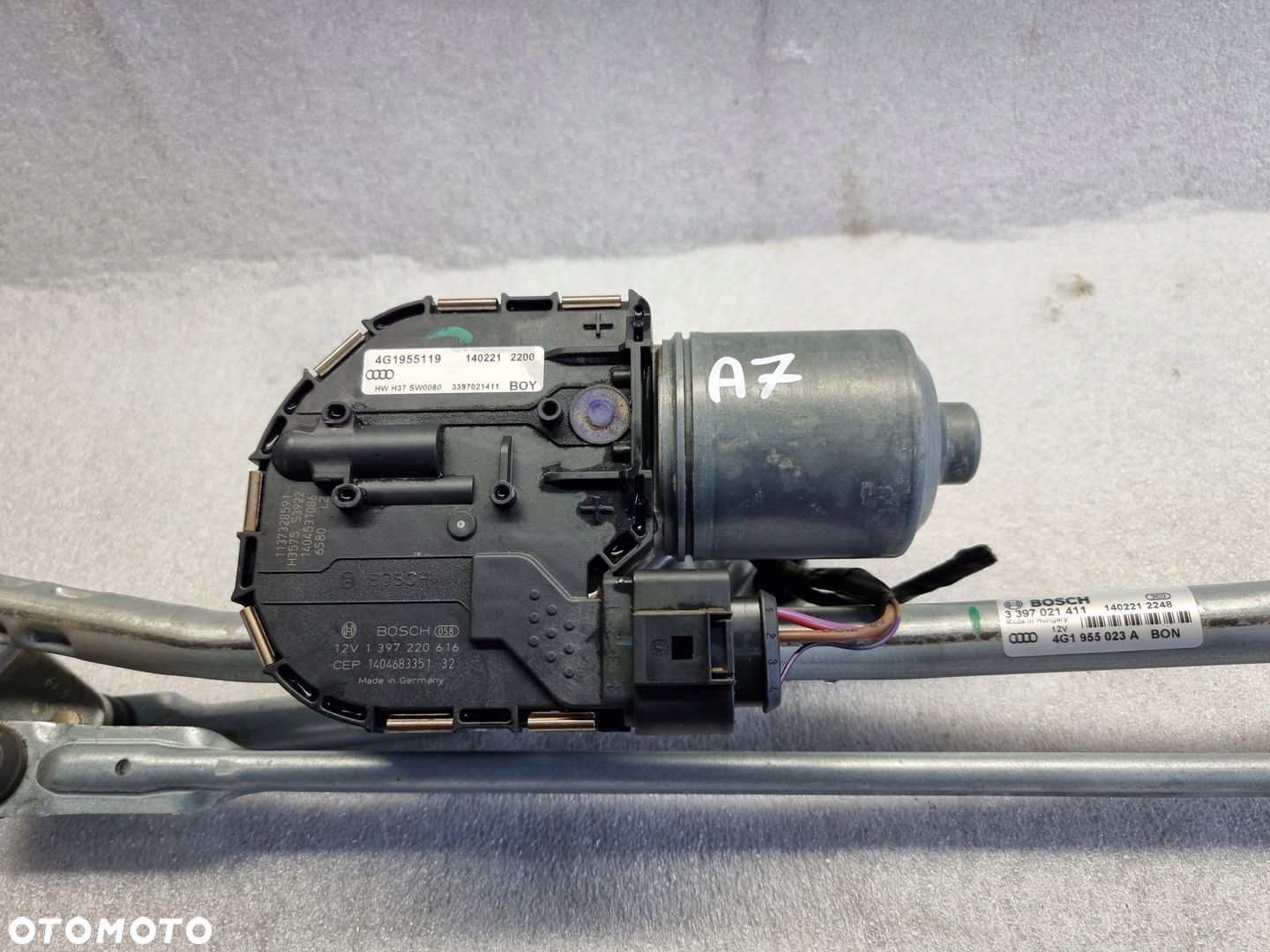 MECHANIZM WYCIERACZEK AUDI A6 A7 4G1955119 - 4