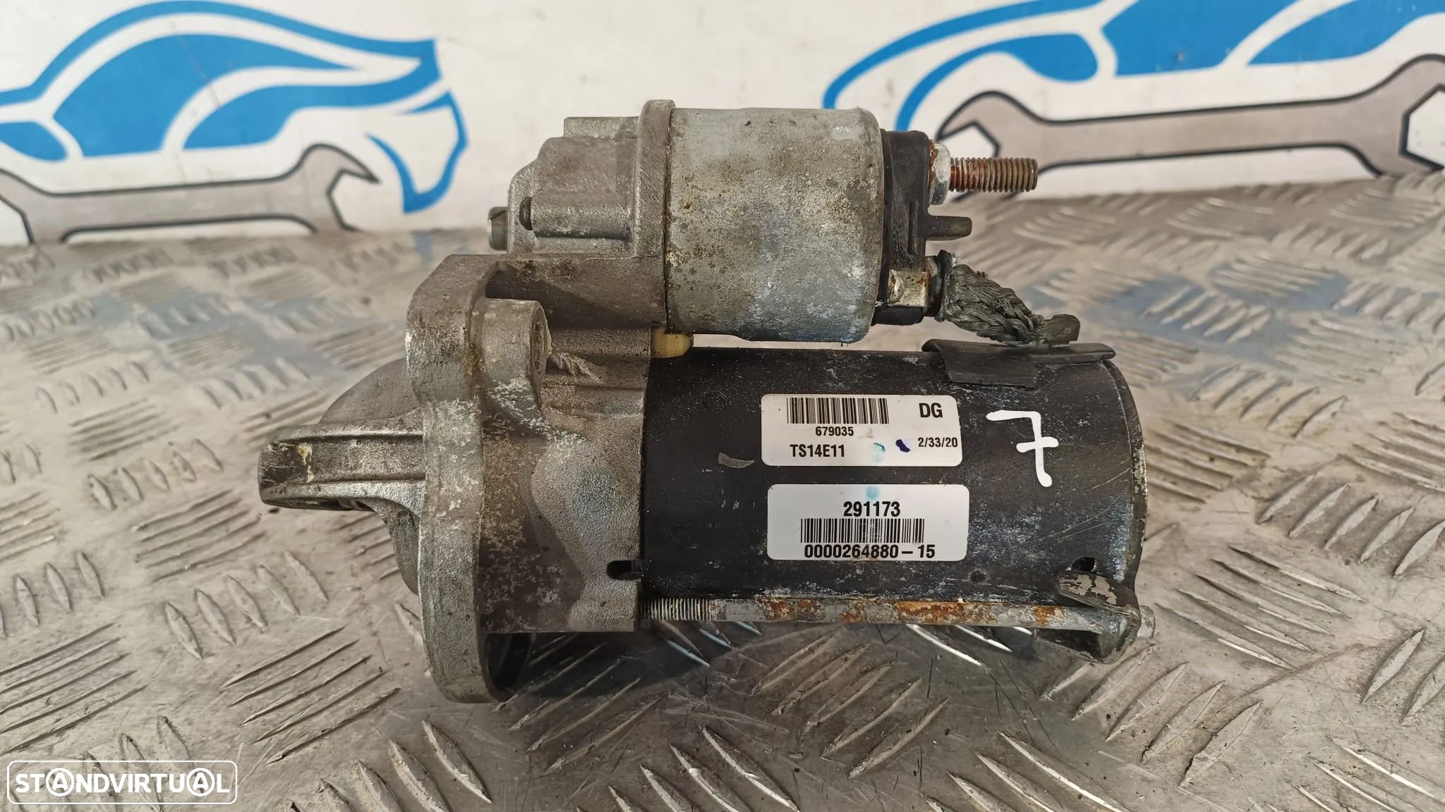 MOTOR ARRANQUE FORD FIESTA VI 6 MK6 1.4 TDCI 8V 70CV F6JD 8V2111000AC TS14E11 DRS0382 FUSION MAZDA 2 - 1