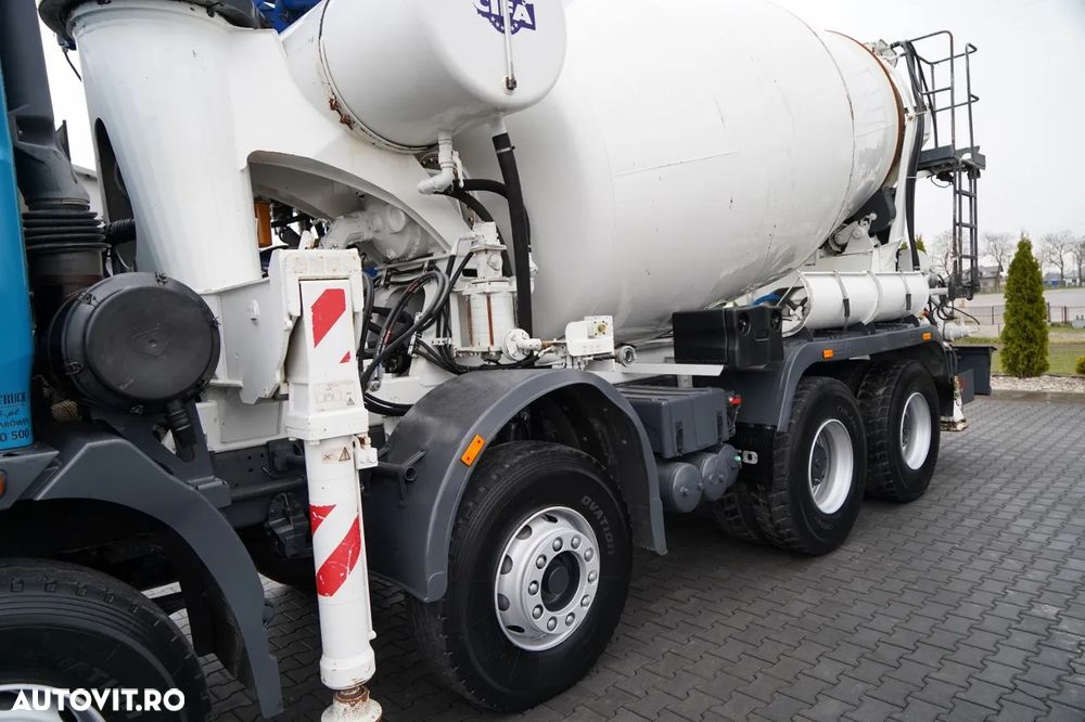 Astra VEICOLI 84 44 / POMPA BETONIERĂ / 8X4 / BETONIERĂ 9 M3 + POMPA CIFA MAGNUM MK 28.4 L / RADIOCOMANDĂ / TEST UDT NOU - 10