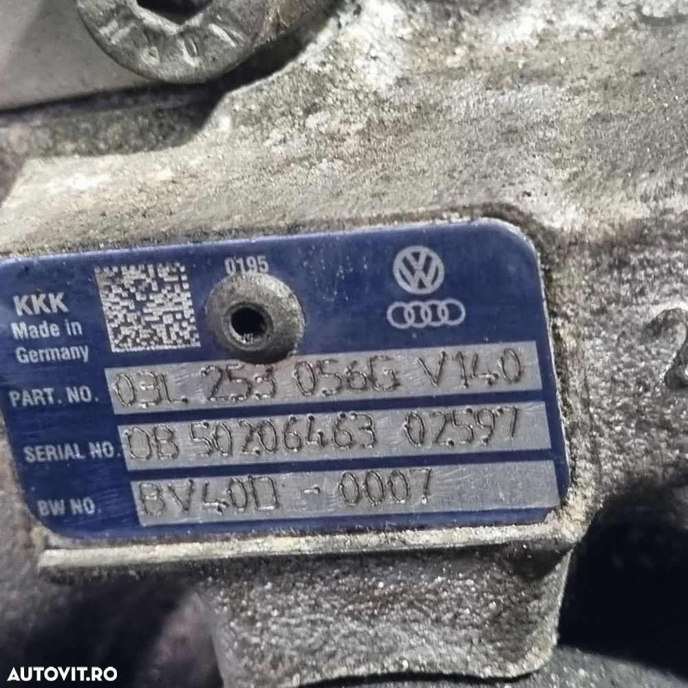 Turbo Skoda Yeti 2.0 TDI 2009 - 2013 110CP CUUA CFHA DFSA CLCA Euro5 (1406) ... - 3