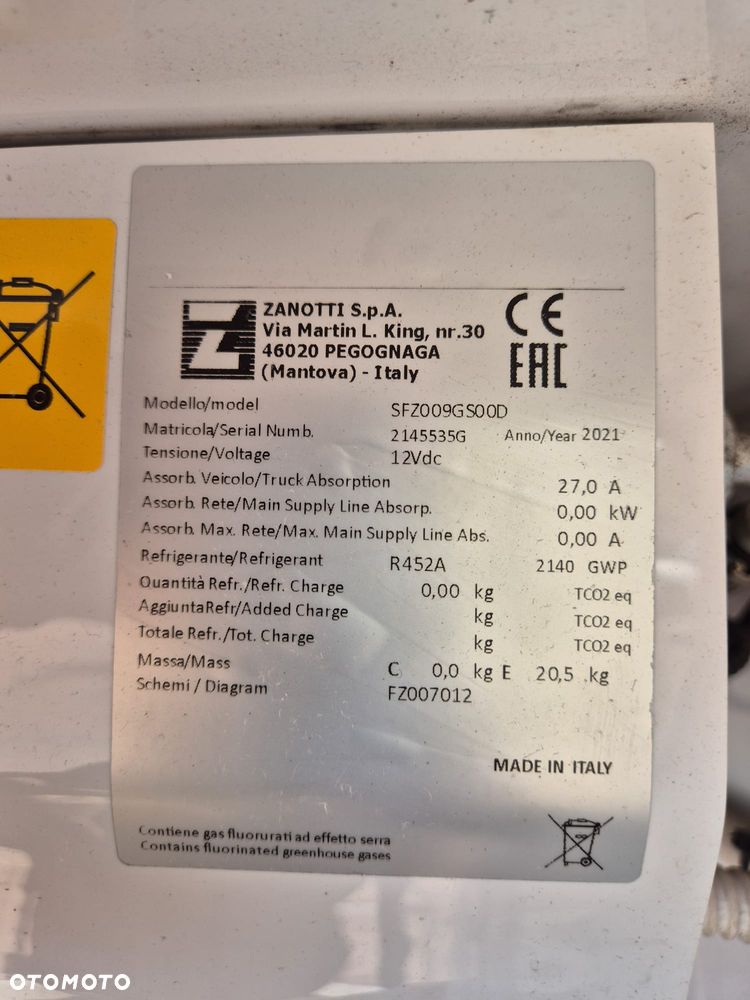 Mercedes-Benz SPRINTER AGREGAT ZANOTTI FZ009 -20 stopni - 13