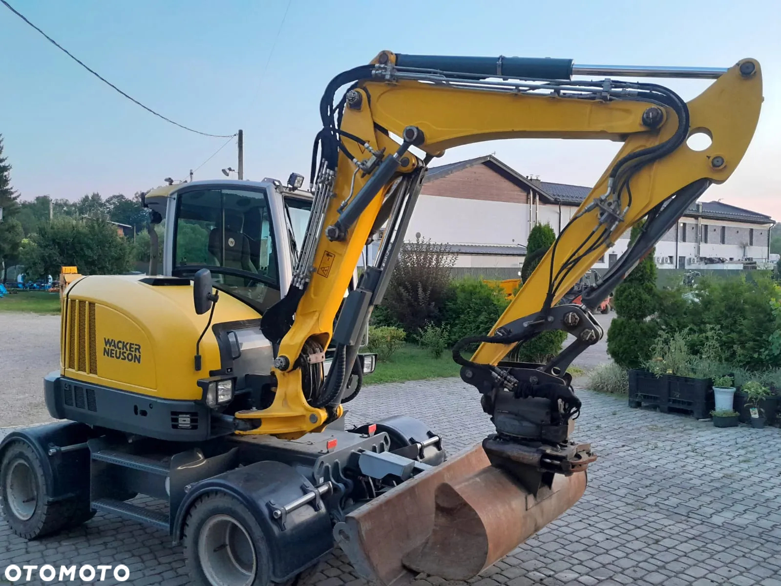 Wacker Neuson EW65 2018r 3062mtg. głowica obrotowa ze szczypcami, KLIMA - 5