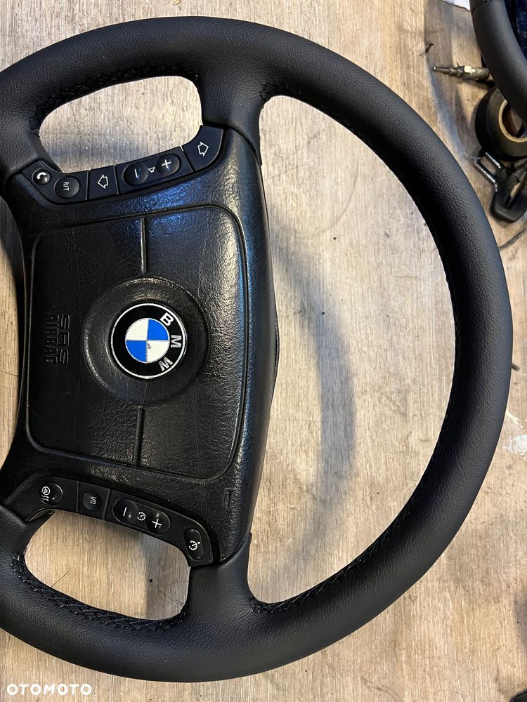 KIEROWNICA AIRBAG GRZANA PODGRZEWANA BMW E39 LIFT od 09.98r Obszyta na Nowo ! - 5