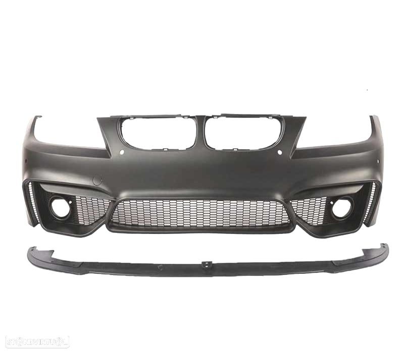 PARA-CHOQUES FRONTAL BMW E90 E91 05-08 LOOK M4 + LIP FRONTAL - 2