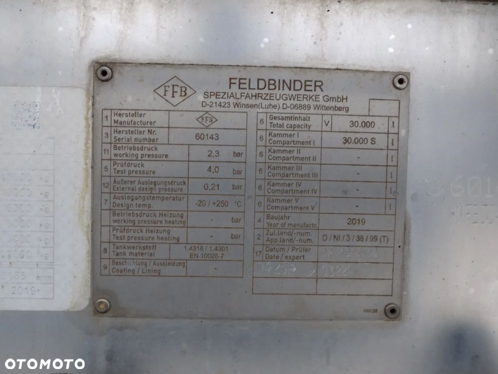 Feldbinder ADR/BITUMICZNA/30000l./L4BH/ - 7