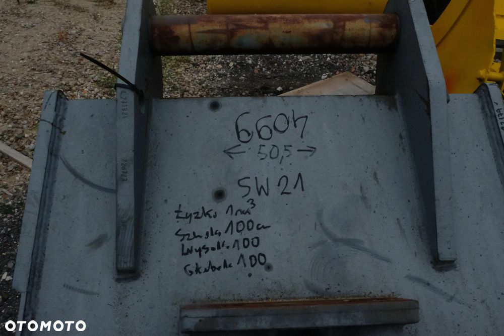 Łyżka  1m3 Lehnhoff SW 21  do kopania nowa oryginał do koparki - 4