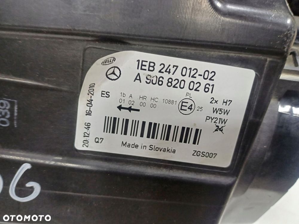 lampa prawy przod MERCEDES SPRINTER W906 06- EUROPA - 10