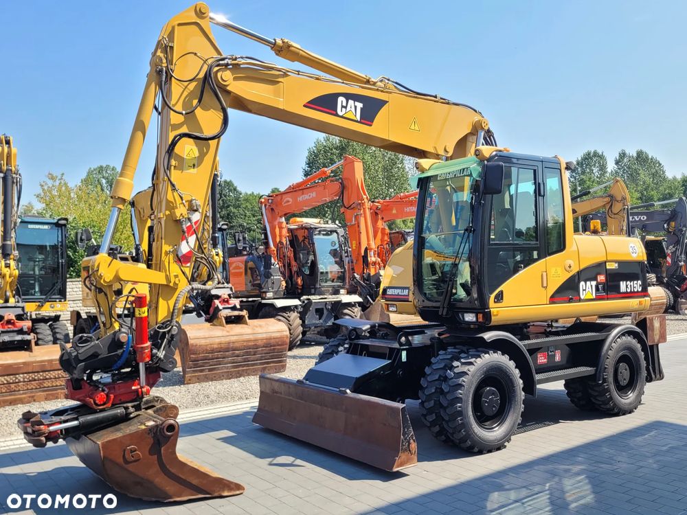 Caterpillar M315C / ROTOTILT ze szczypcami / ZADBANY EGZEMPLARZ / - 3